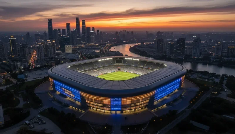 אצטדיון בדמדומים